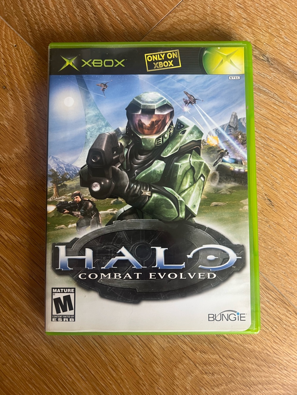 Halo Combat Evolved - Green and Black Xbox Game Cover Only